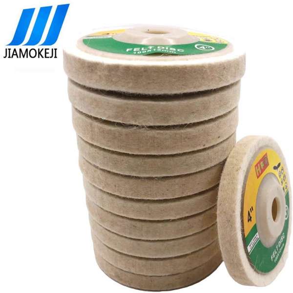 4-inch High Quality 100x12X16mm Wool Felt Polished Wheel